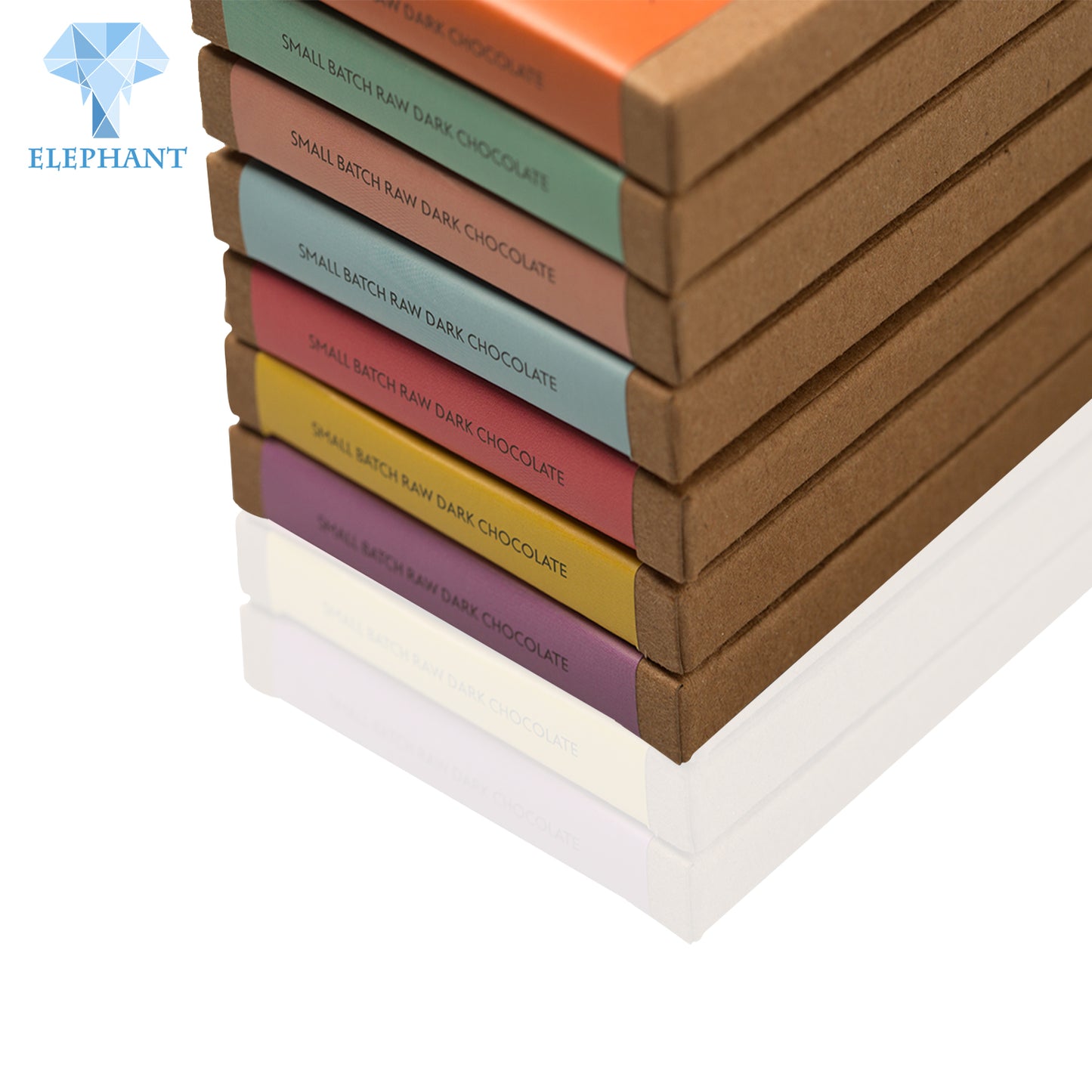 Custom Small Mini Kraft Paper Folding Gift Bonbon Chocolate Bar Packaging Box Packaging