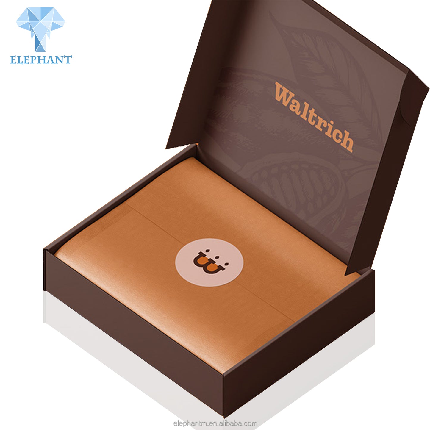 Wholesale Cardboard Eco Friendly Large Square Chocolate Cookie Boxes