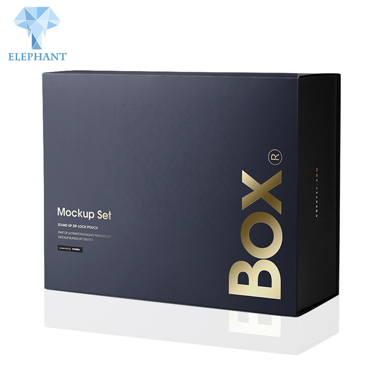 Luxury Custom Logo Large Book Shape Hard Flip Top Black Carton Magnetic Gift Box For Business Coperet