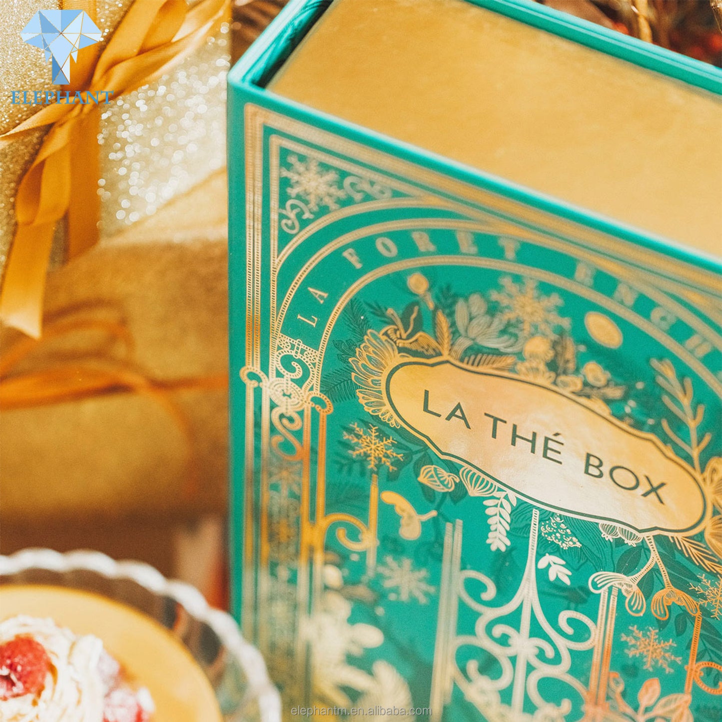 Custom Luxury Glitter Surprised Book Shape Notebook Souvenir Gift Box