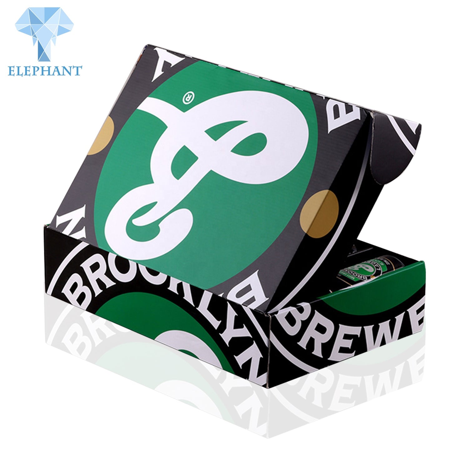 Custom New Style Delicate Hot Selling Handmade Corrugated Bottle Box