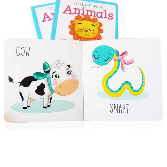 Manufacturers Decoration Children English Early Learning My First Story Touch And Feel Coloring Mini Board Book Covers