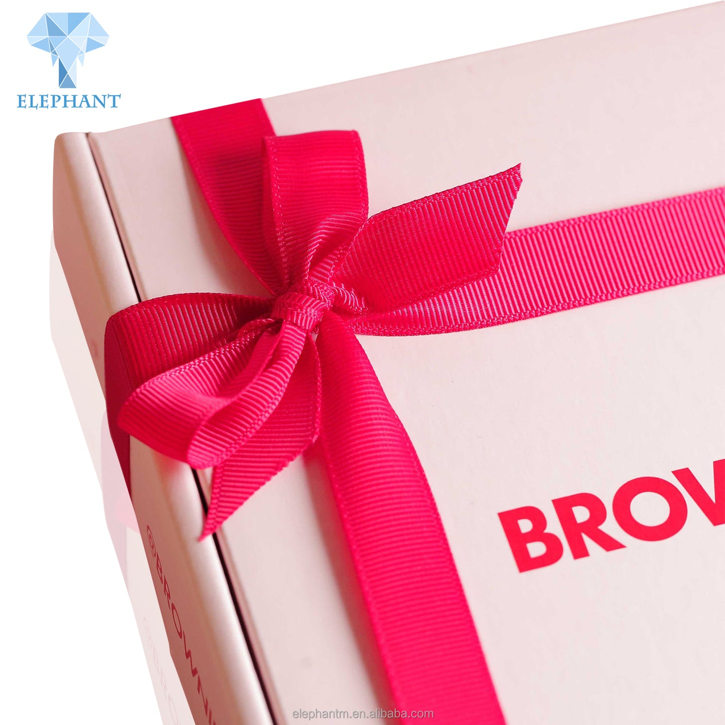 Custom Pink Sweet Festive Candy Goodies Mailer Wedding Cake Boxes For Guest