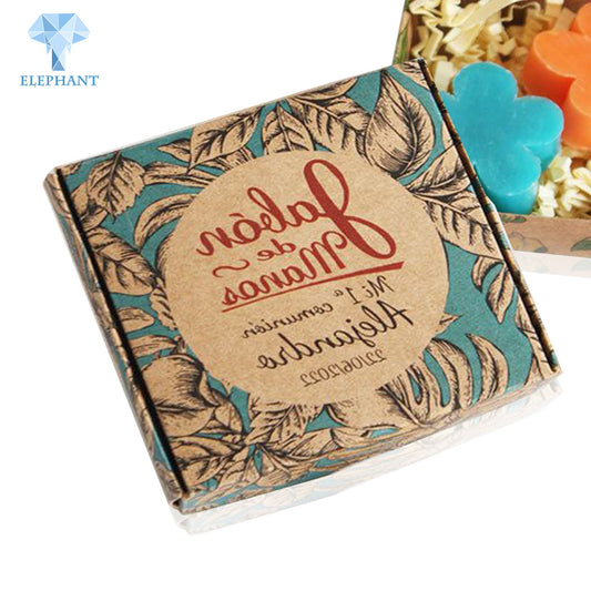 Custom Hot Selling Foldable Eco Friendly Handmade Retail Corrugated Paper Soap Box