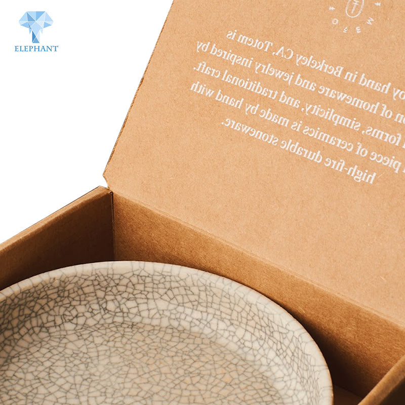 Customized Hot Sale High Quality Brown Kraft Paper Dinner Plate Packaging Box