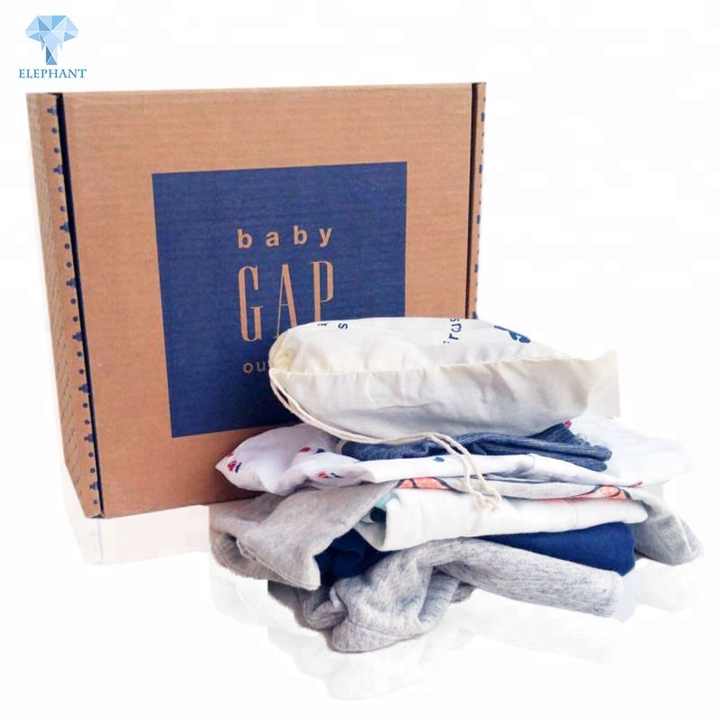Custom Design Good Price High Quality Corrugated Paper Gift Boxes For Baby Clothes