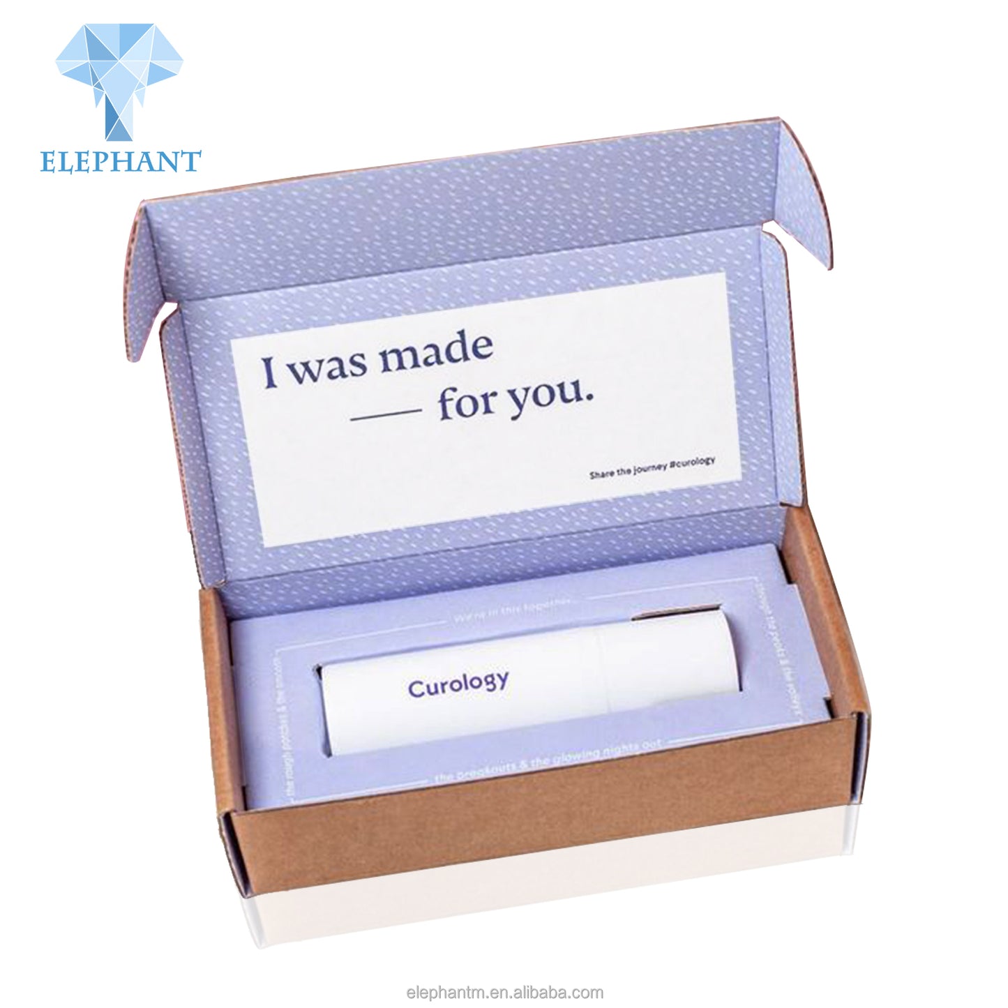 Custom Color Printed Low Price Corrugated Cosmetics Die Cut Packaging Box