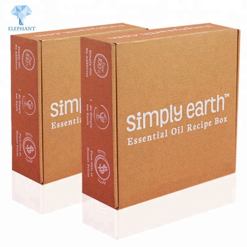 Custom Color Printing Reliable Folding Kraft Paper Cheap Essential Oil Box
