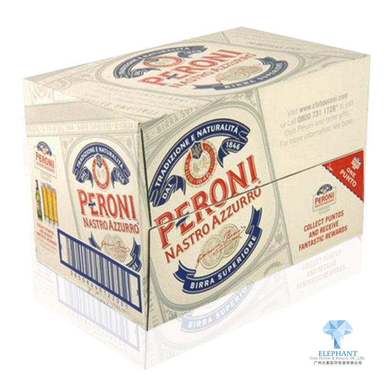 Custom Best Price Recycled Portable Corrugated Beer Bottle Box