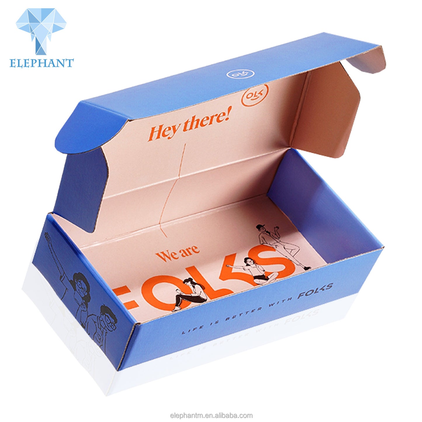 Wholesale Custom Logo Hot Selling Pink White Blue Packaging Inside Box Sunglasses Box