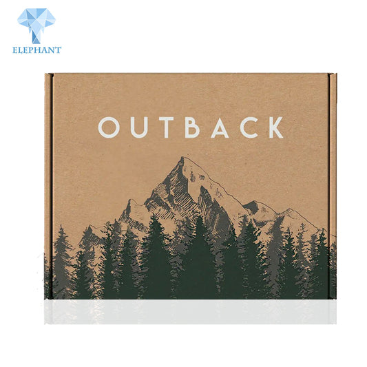 Wholesale Coffee Clothing Recycled Brown Paper Shipping Gift Folding Kraft Box Packaging