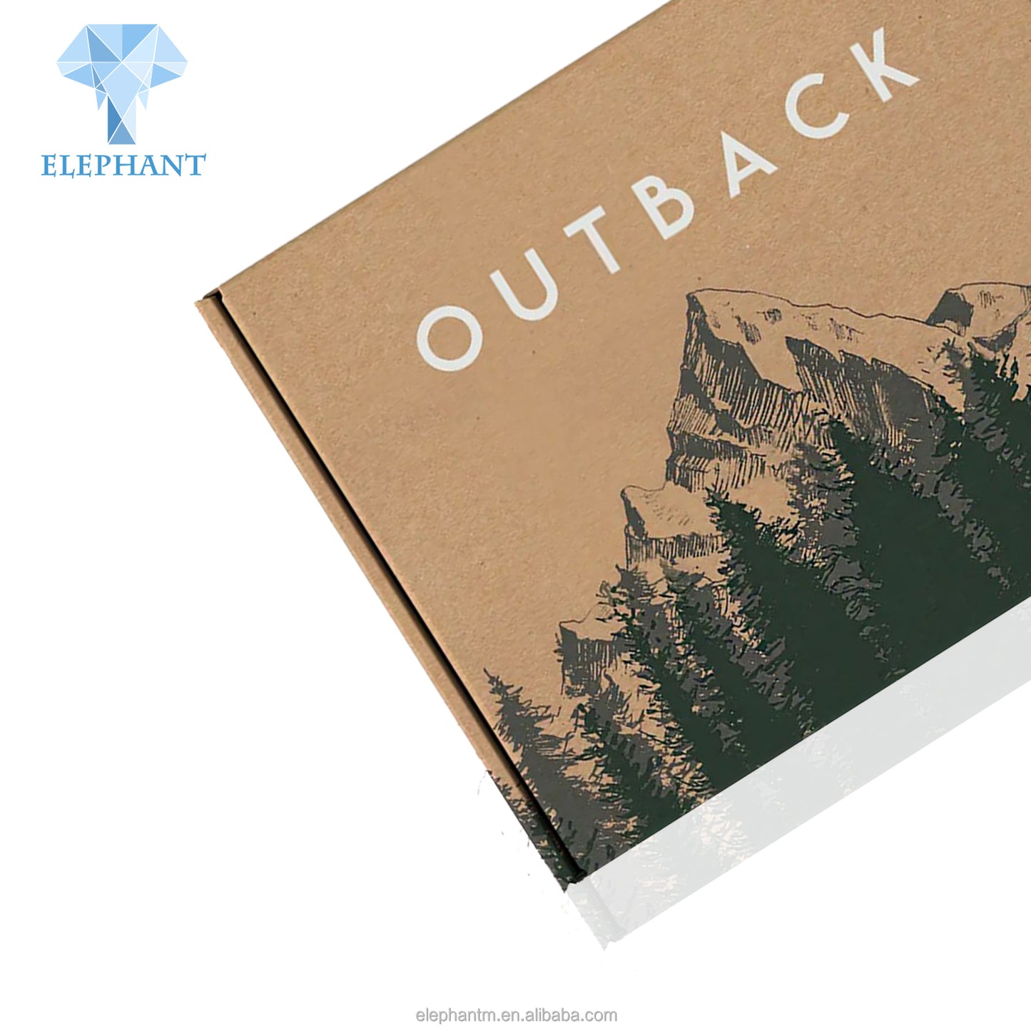 Wholesale Coffee Clothing Recycled Brown Paper Shipping Gift Folding Kraft Box Packaging