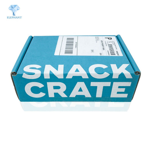 Custom Color Printing Luxury Navy Blue Corrugated Christmas Gift Cookie Box