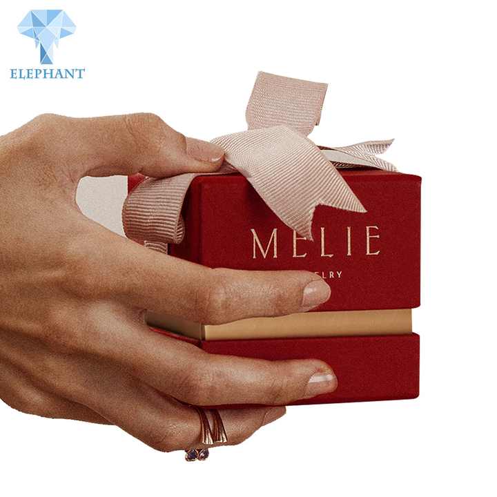 Luxury Wedding Valentine's Earring Ring Necklace Gift Packaging Custom Jewelry Box