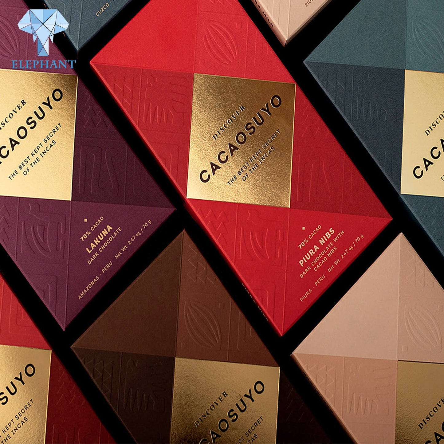 Custom Logo Premium Luxury Gold Food Grade Sweet Folding Chocolate Bar Packaging Box