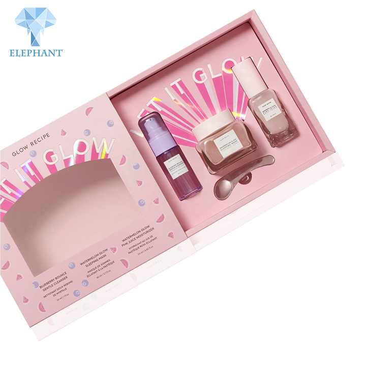 Custom Small Drawer Sliding Window Perfume Cosmetic Bottle With Box Packaging