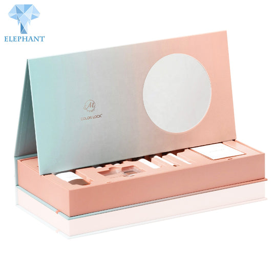 Reasonable Price Custom Design Silver Foil Hot Stamping UV Coating Cosmetic Box