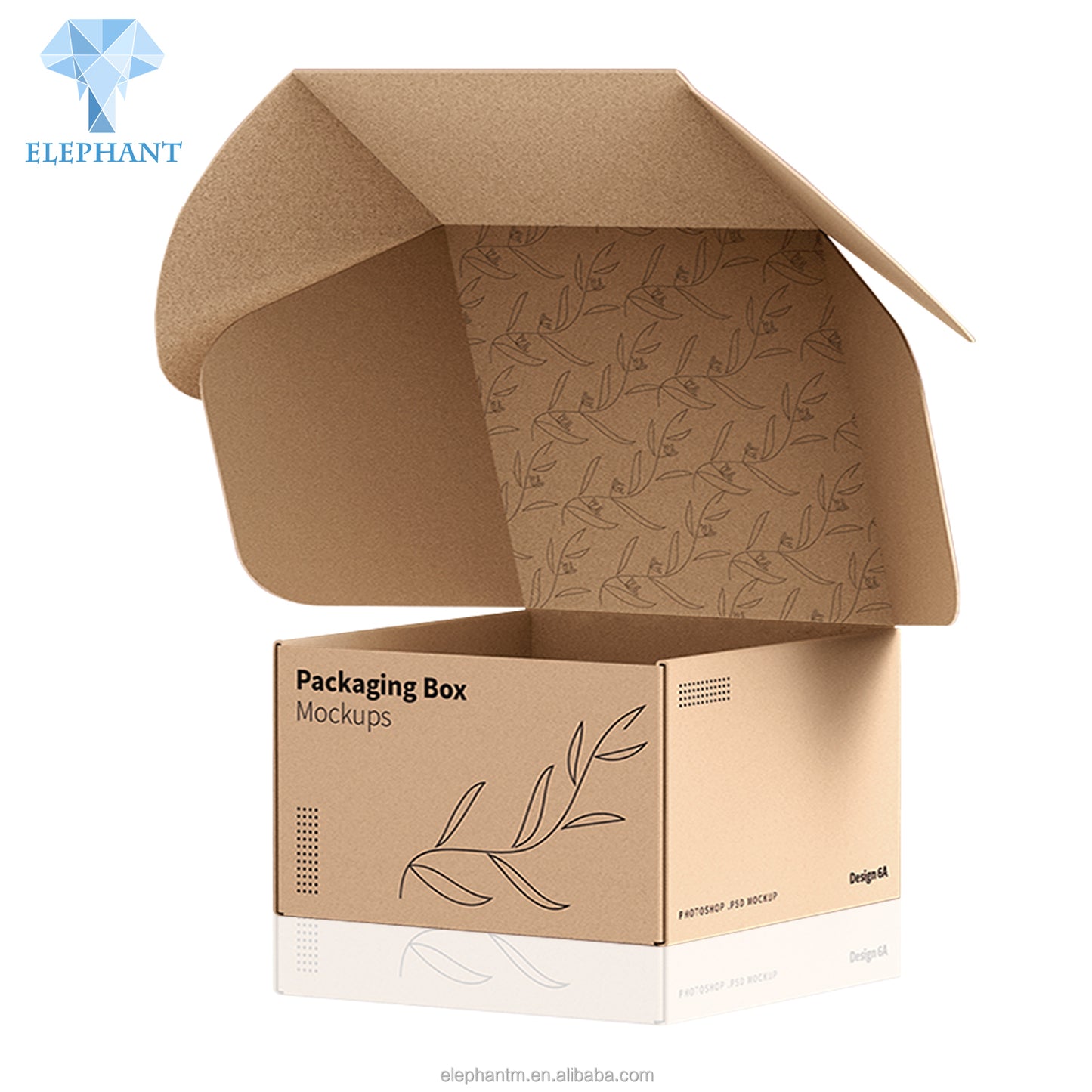 Luxury Give Away Kraft Paper Cosmetic Alcohol Seed Products Gift Folding Small Mailer Box