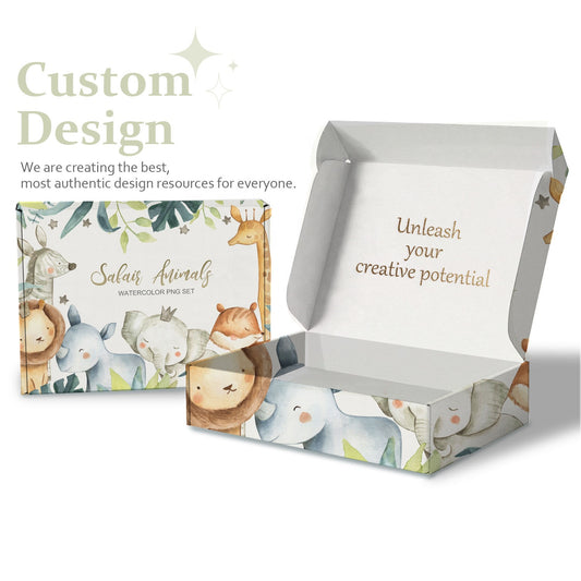 Foldable Packaging Kid Toy Paper Storage Box Gift Paper Box Packaging