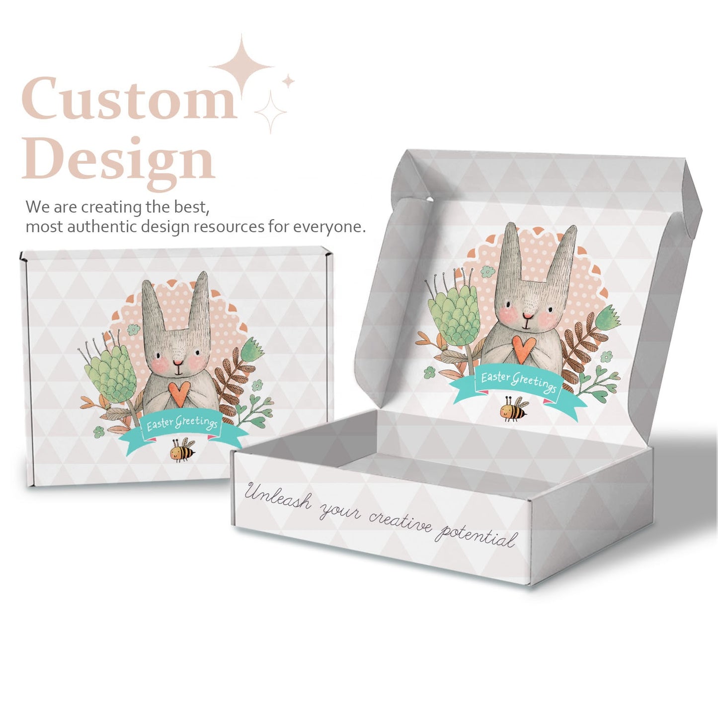 Foldable Packaging Kid Toy Paper Storage Box Gift Paper Box Packaging