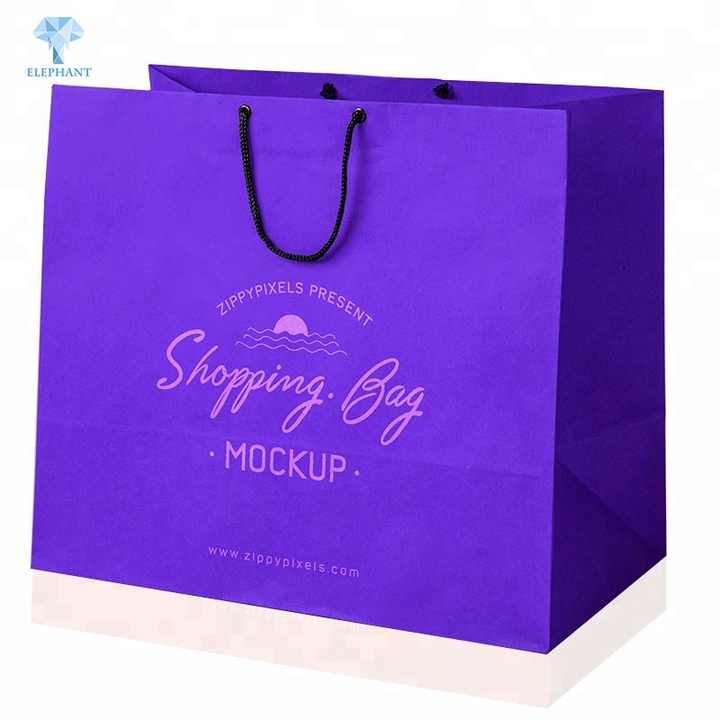 Custom Merchandise Carrier Shopping Bags With Logos Custom