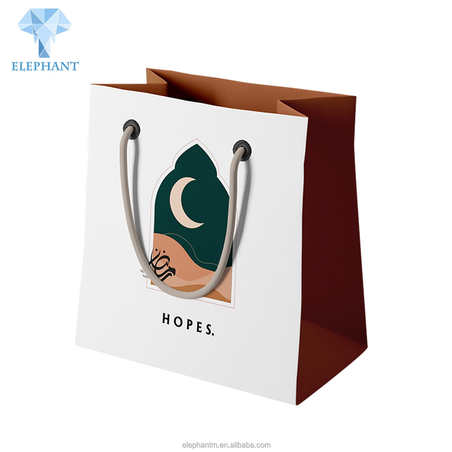 Hot Selling Custom Logo Printing Pantone Color Printing Packing Paper Bag Logo Printed