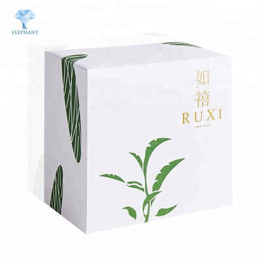 Custom Printing Good Price High Quality Small Food Cake Corrugated White Paper Box