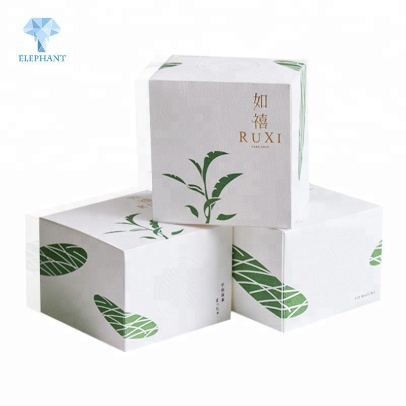 Custom Printing Good Price High Quality Small Food Cake Corrugated White Paper Box