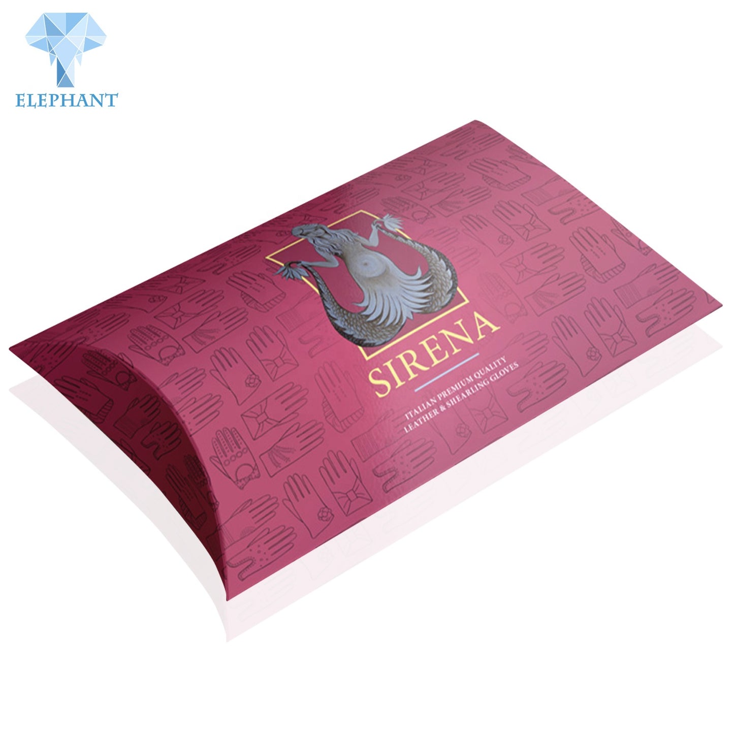 Luxury Hair Gift Wig Packaging Colorful Pillow Boxes Paper Gift Small Pillow Box Packaging