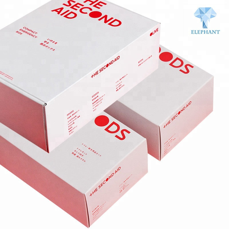 Hot Sale Customized Design White Color Printing Corrugated Packing Box