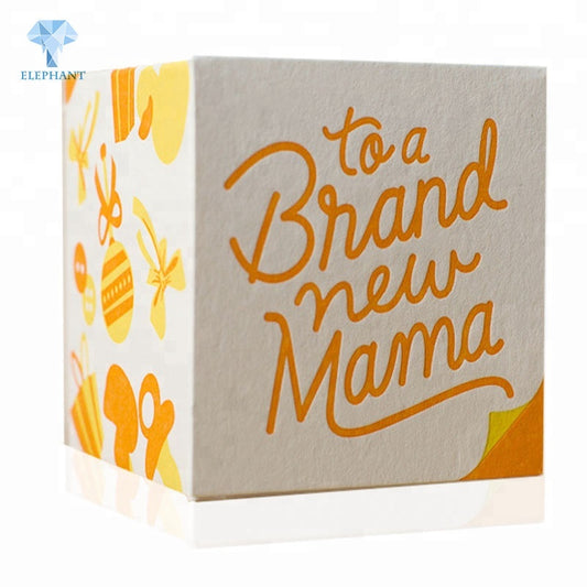 Custom Yellow Cosmetics Competitive Price Good Quality Corrugated Box