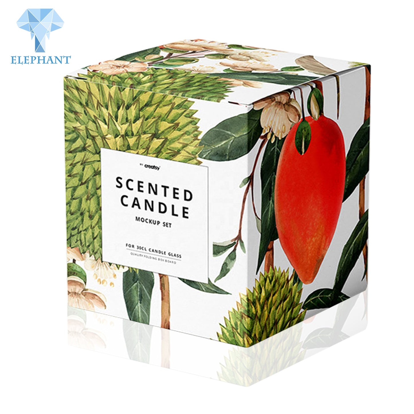 Custom Printed Color Luxury Gift Delicate Appearance Packaging Paper Candle Box