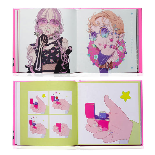 Professional Printing Adult Children Colour Flip English Comic Magic Manga Hardcover Presentation Pantone Coloring Book