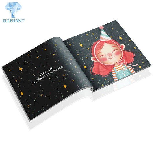 Custom Printing Publishing Children kids Colouring Drawing Memory Cartoon Comic Story Book