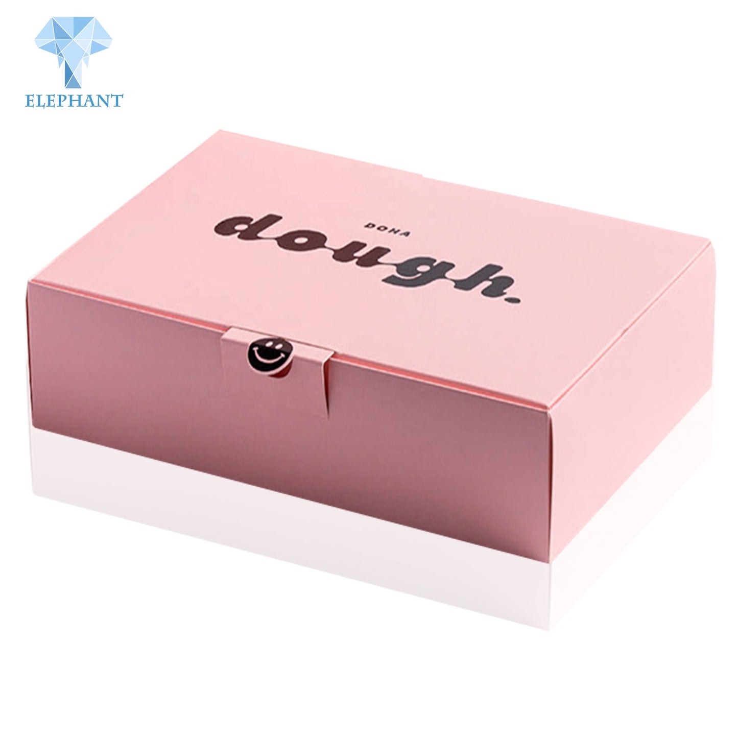 Custom Biodegradable Folding Paper Cardboard Packing Wholesale Cake Biscuit Cookie Donut Box Packaging With Logo