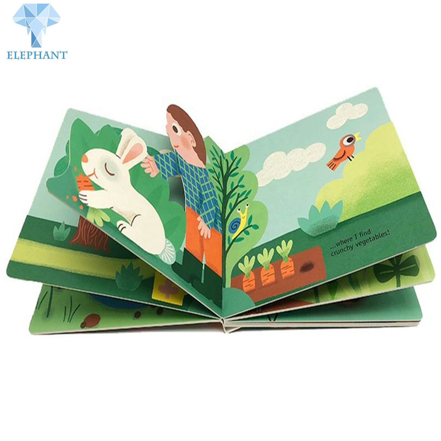 China Factory Oem custom High Quality Cardboard Books Children Board Book Printing Services