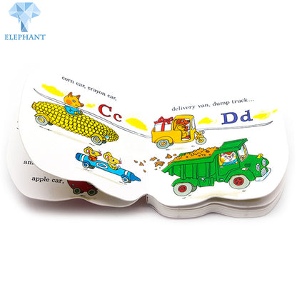 Environmental Certification Soy Bean Ink Printing Full Color Custom Flap Board Books For Kids