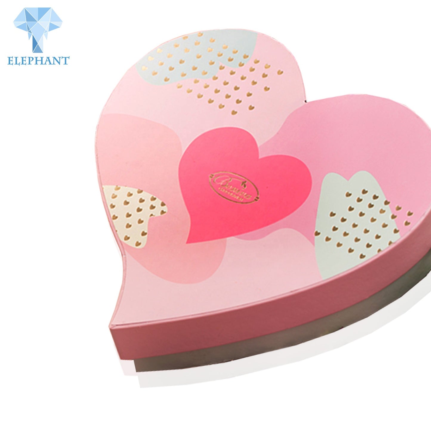 Custom Valentine's Day I Love You Heart Shape Chocolate Wedding Invitation Box