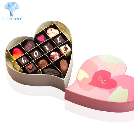 Wedding Favour Gift Box For Guest, Sweet Chocolate Candy Heart Shape Wedding Gift Box