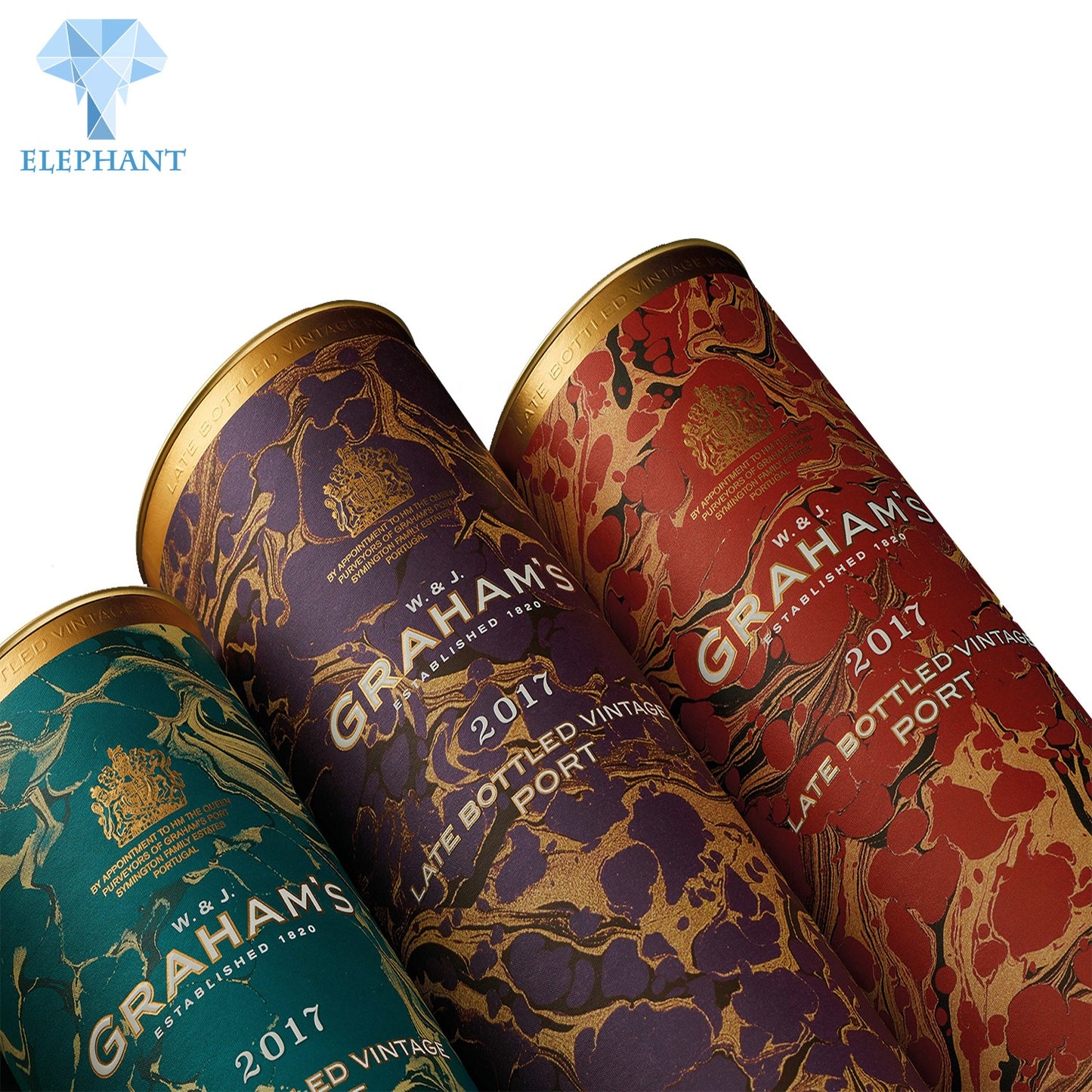 Custom Printing Brand Luxury Craft Wine Paper Tube Cylinder Round Packaging Empty Gift Box For Glass Bottle