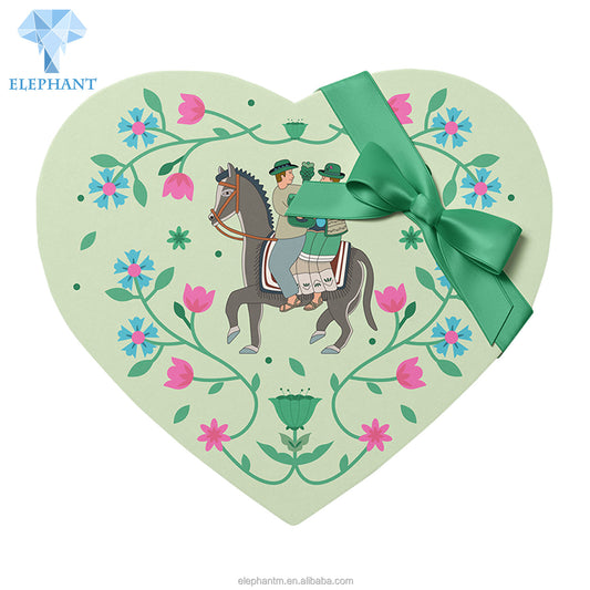 Luxury Printing Birthday Wedding Suprising Paper Cardboard Heart Chocolate Gift Box