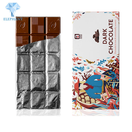 Custom Recyclable Food Grade White Gift Paper Packaging Chocolate Bar Boxes Packaging
