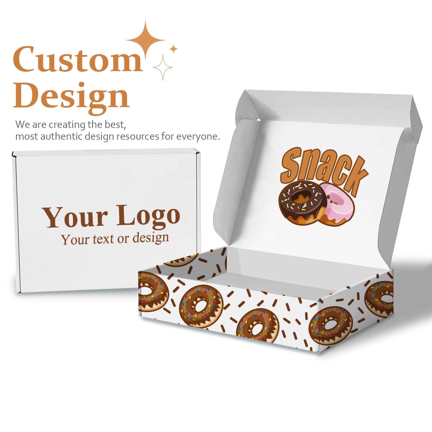 Wholesale Customized Eco Friendly Paper Boxes Food Cake Cupcake Pastry Packaging