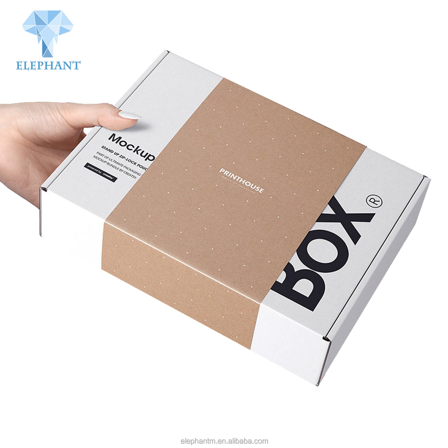 Custom Logo Color Printed Good Quality Corrugated Board Luxury Mailer Box