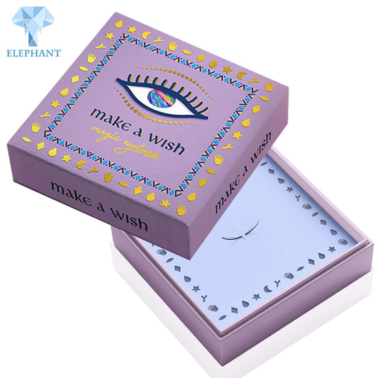 Custom Private Label 25 M 3d Faux Mink Biodegradable Glitter Pink Magnetic False Eyelash Shipping Box