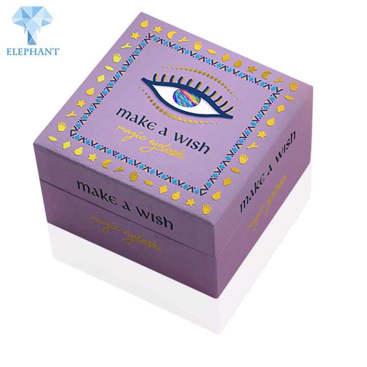 Custom Private Label 25 M 3d Faux Mink Biodegradable Glitter Pink Magnetic False Eyelash Shipping Box