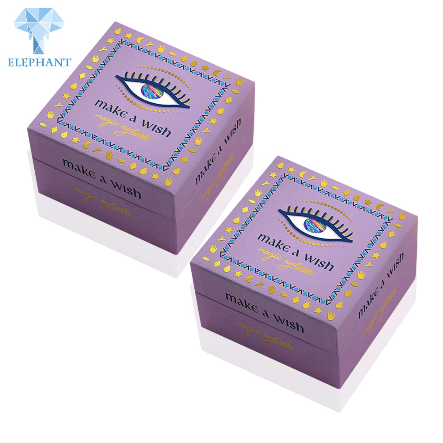 Custom Private Label 25 M 3d Faux Mink Biodegradable Glitter Pink Magnetic False Eyelash Shipping Box