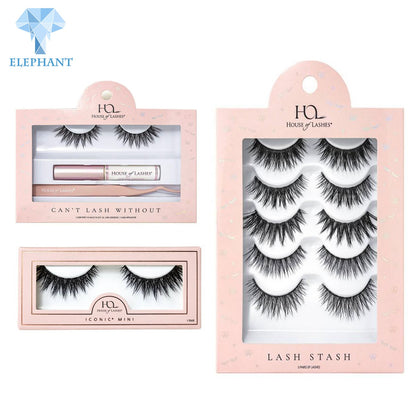 Color Printed Cheap Wholesale Paperboard Custom Eyelash Packaging Box