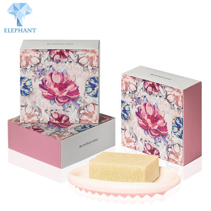Custom Delicate Appearance Biodegradable Cosmetic Paper Soap Gift Box Soap Packaging Boxes