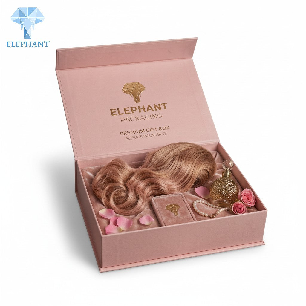 Luxury Gift Box Set Custom Rigid Paper Packaging Box Art Cardboard Gold Foil Stamping Premium Eco Friendly Reusable Manufacturer